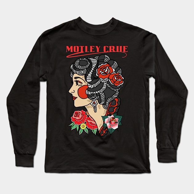 MOTLEY CRUE MERCH VTG Long Sleeve T-Shirt by citrus_sizzle